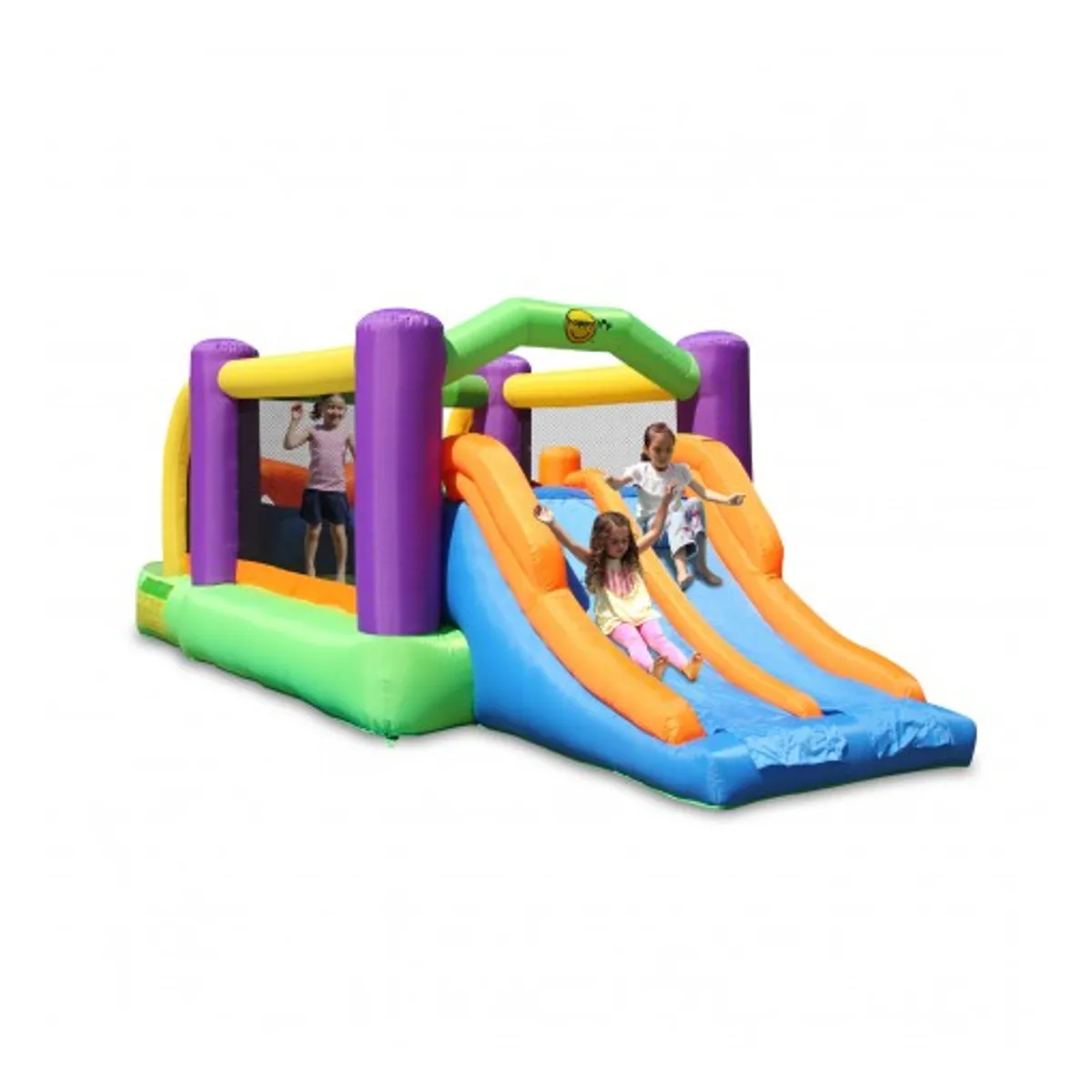 HAPPY HOP - Inflable Tobogán Deportivo azul