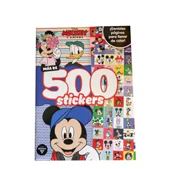 VERTICE - Libro para colorear Mickey y sus amigos más 500 stickers