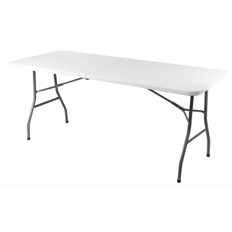 GENERICO - Imsihome mesa plegable hogar color blanco