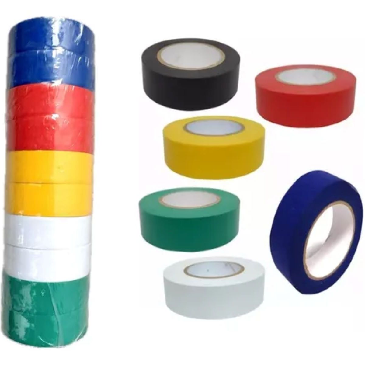 METALFER - Cinta Aisladora Set 10 Und De 18mm X 5m