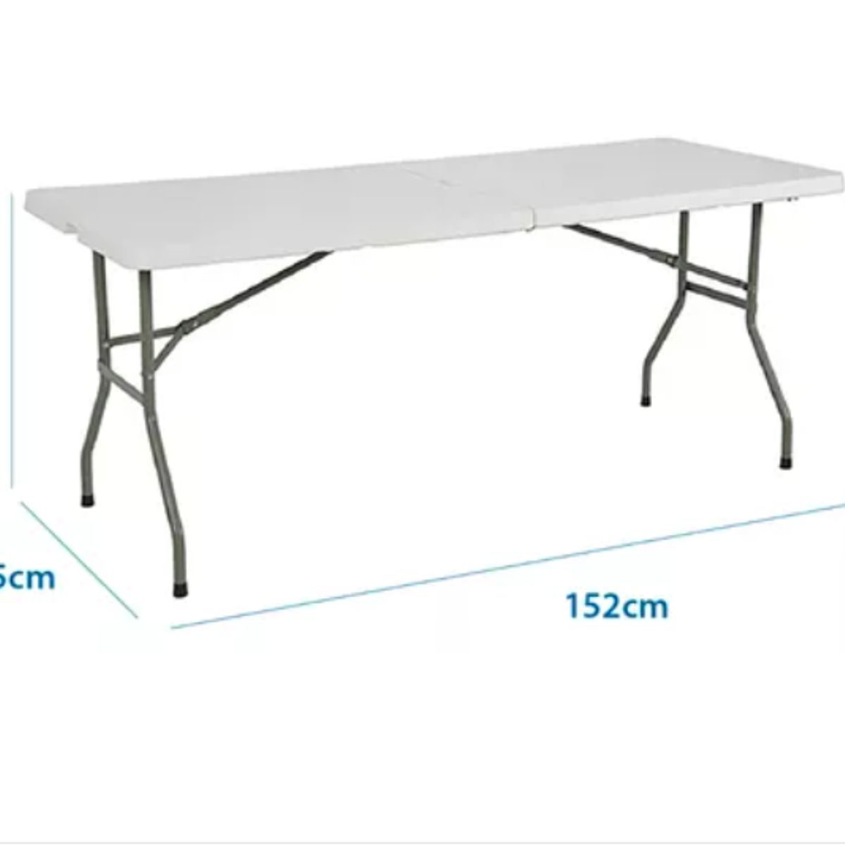 GENERICO - Mesa Plegable Tipo Maleta Blanca
