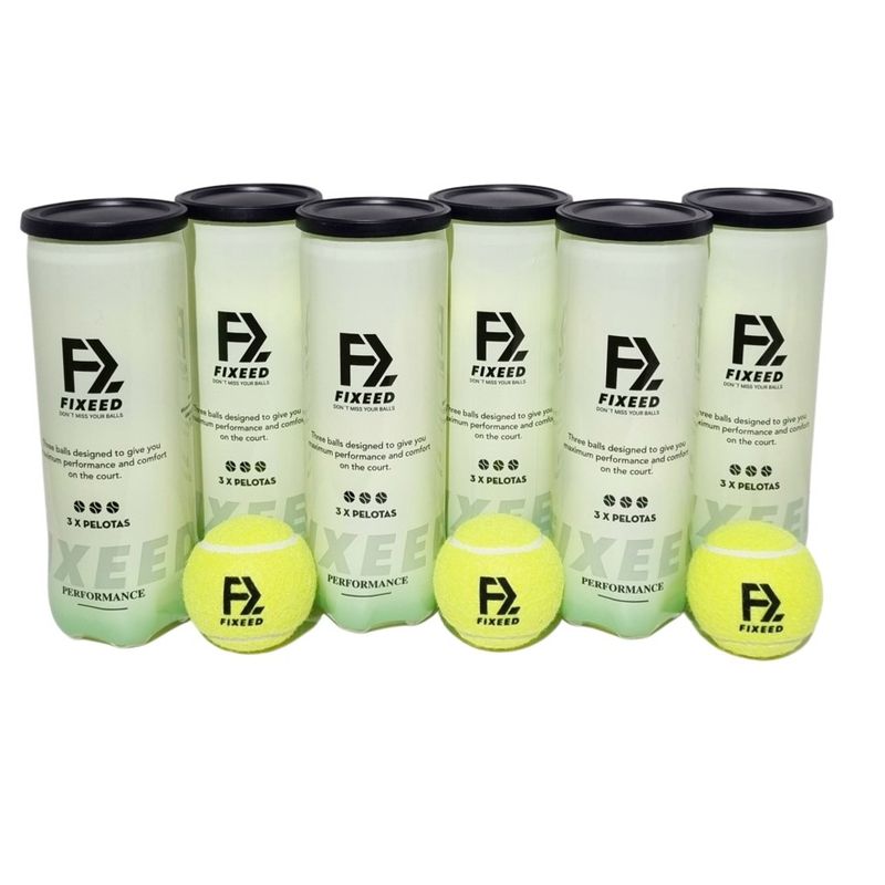 GENERICO - Sixpack Pelotas de Padel Fixeed X3