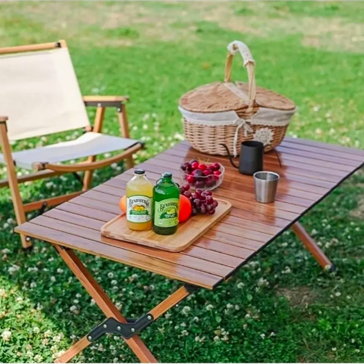 GENERICO - Mesa Multiuso Plegable Portatil Camping