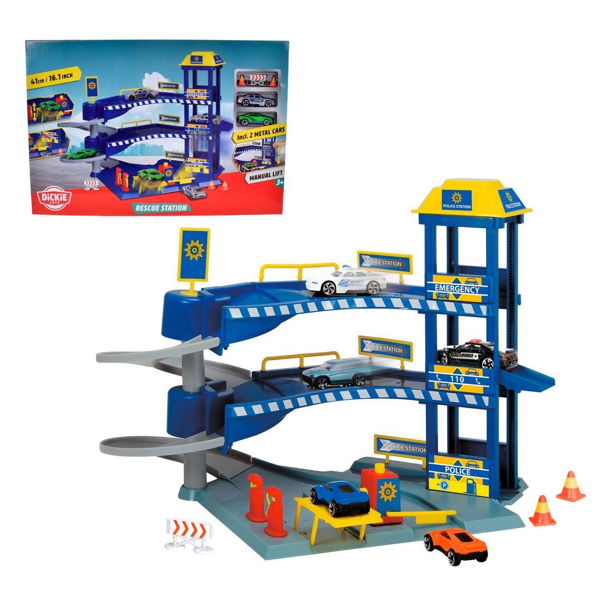 Dickie Toys - Estacion De Rescate Internacional  Dickie - Policia