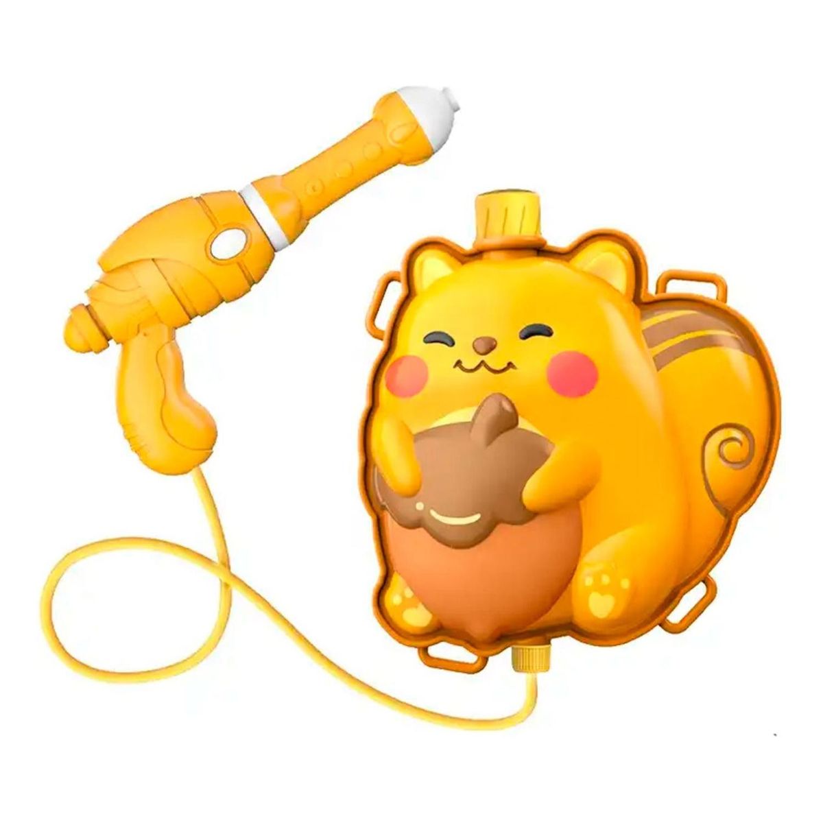 GENERICO - Mochila-pistola De Agua Recargable Diseño Nutria - Amarillo