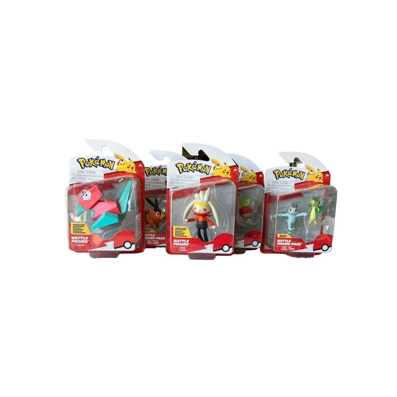 JAZWARES - Set 1 O 2 Figuras De 5 A 7 Cm Pokemon  Surtido 1 Unidad
