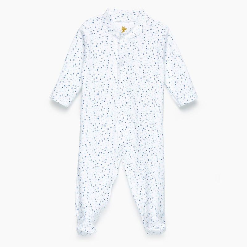 COYOTE KIDS - Enterito blanco mini estrellas algodón peruano - Blanco