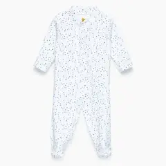 COYOTE KIDS - Enterito blanco mini estrellas algodón peruano - Blanco