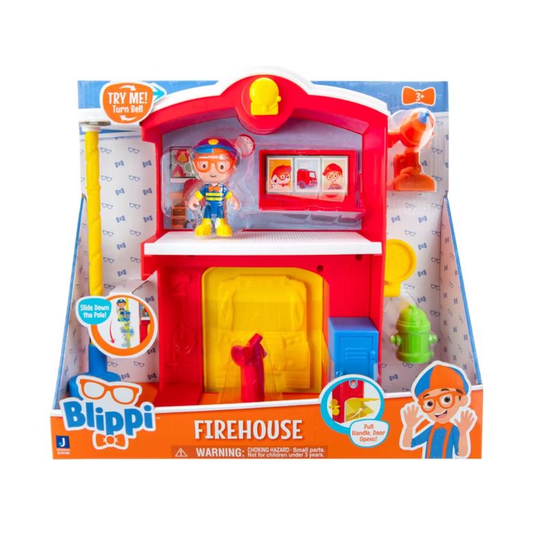 JAZWARES - Juguete Set Estación De Bombero Blippi