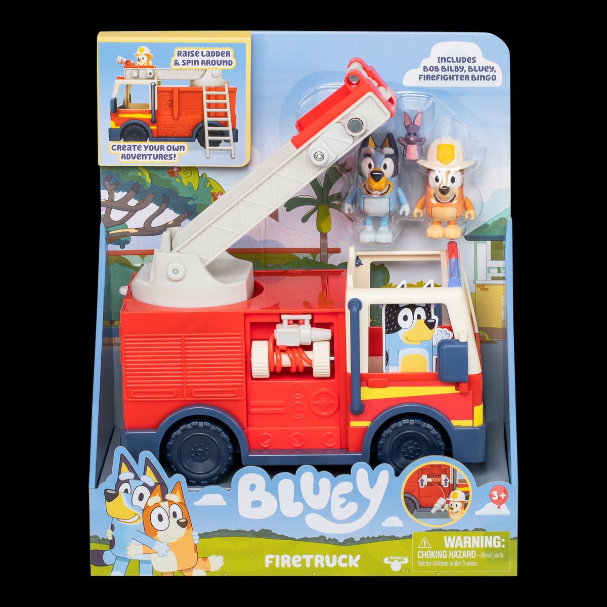 BLUEY - Camion de Bomberos Bluey.