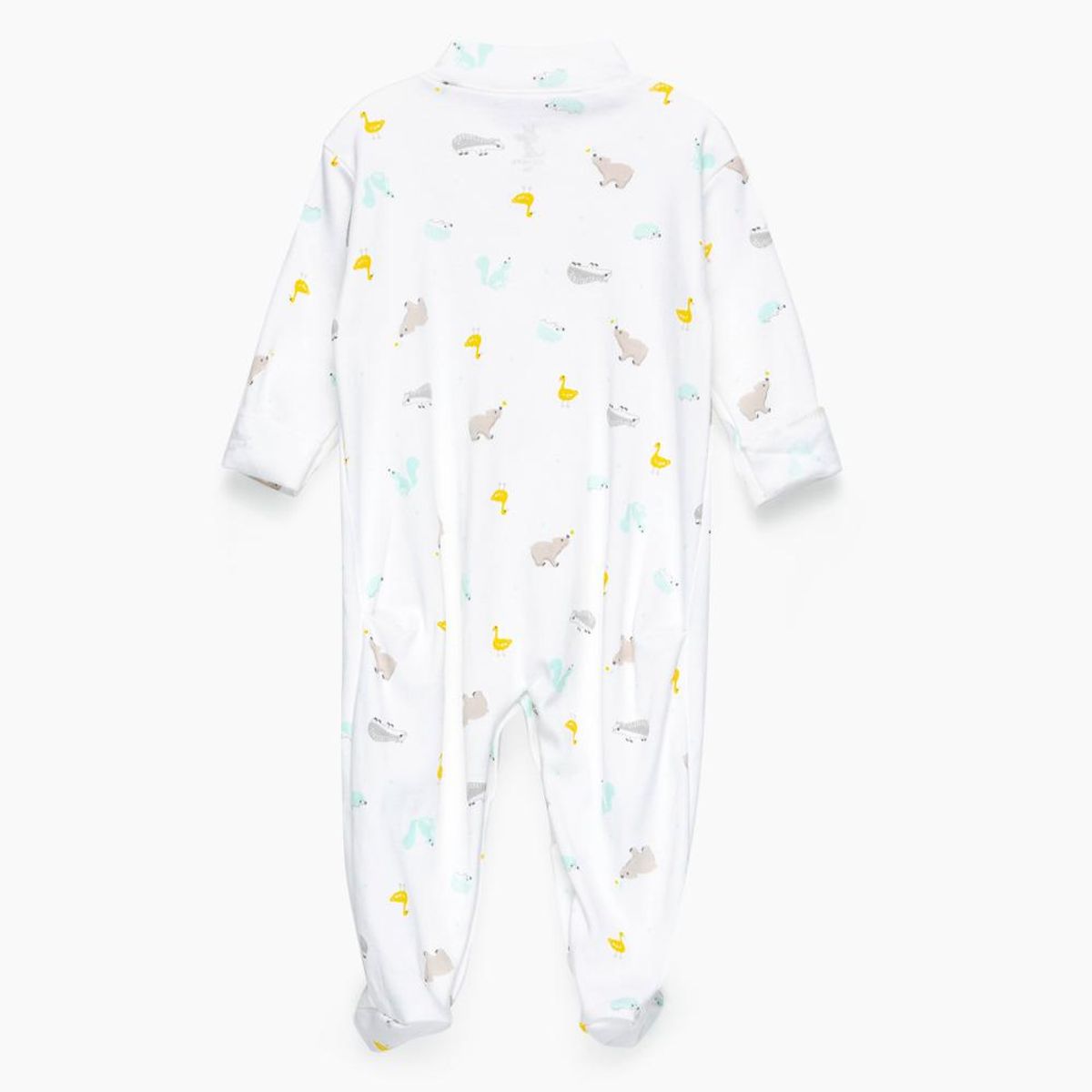 COYOTE KIDS - Enterito blanco animales algodón peruano - Blanco