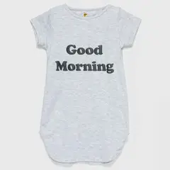 COYOTE KIDS - Camisón melange good morning algodón peruano - Naranja