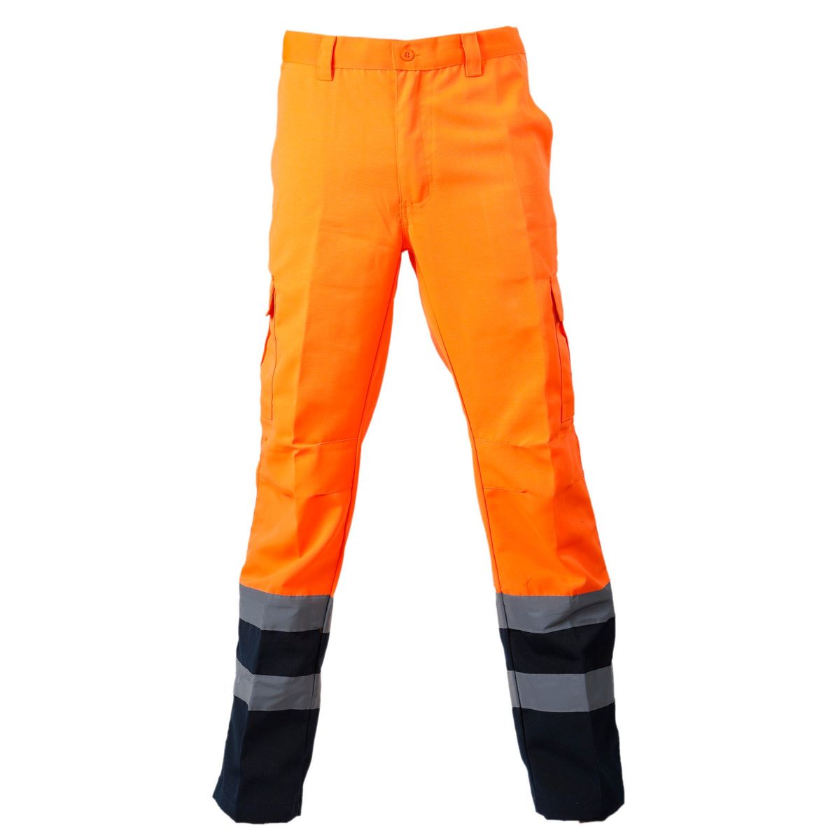 JAYSON - Pantalon Cargo Canvas Alta Visibilidad Naranja