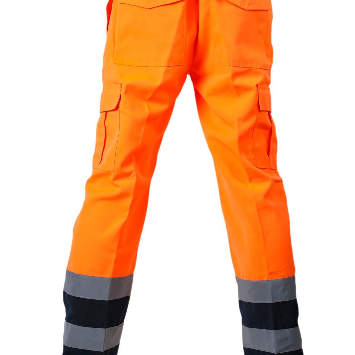 JAYSON - Pantalon Cargo Canvas Alta Visibilidad Naranja