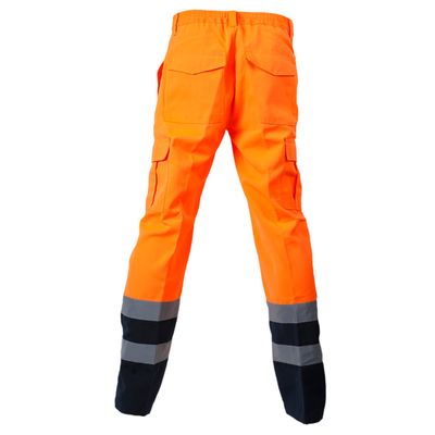 Imagen 2 del producto Pantalon Cargo Canvas Alta Visibilidad Naranja