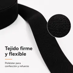 PREMIUM - Huincha de Mochila Negra 5 cm x 50 mts