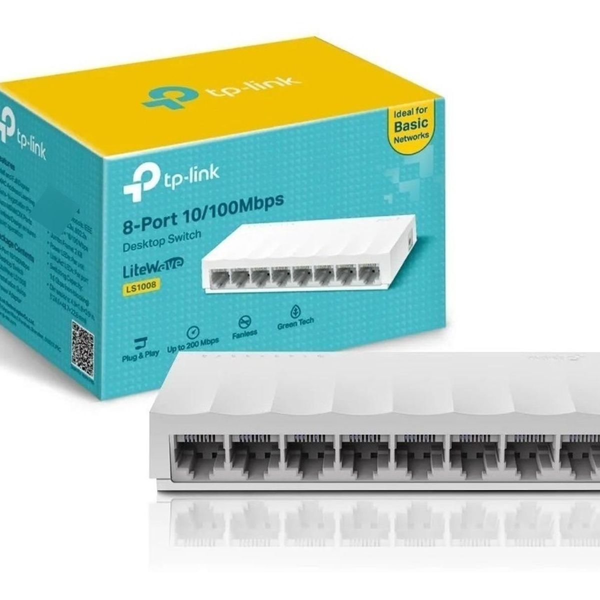 TP LINK - Switch Tp-link Ls1008 Serie Litewave 8 Puertos 10/100