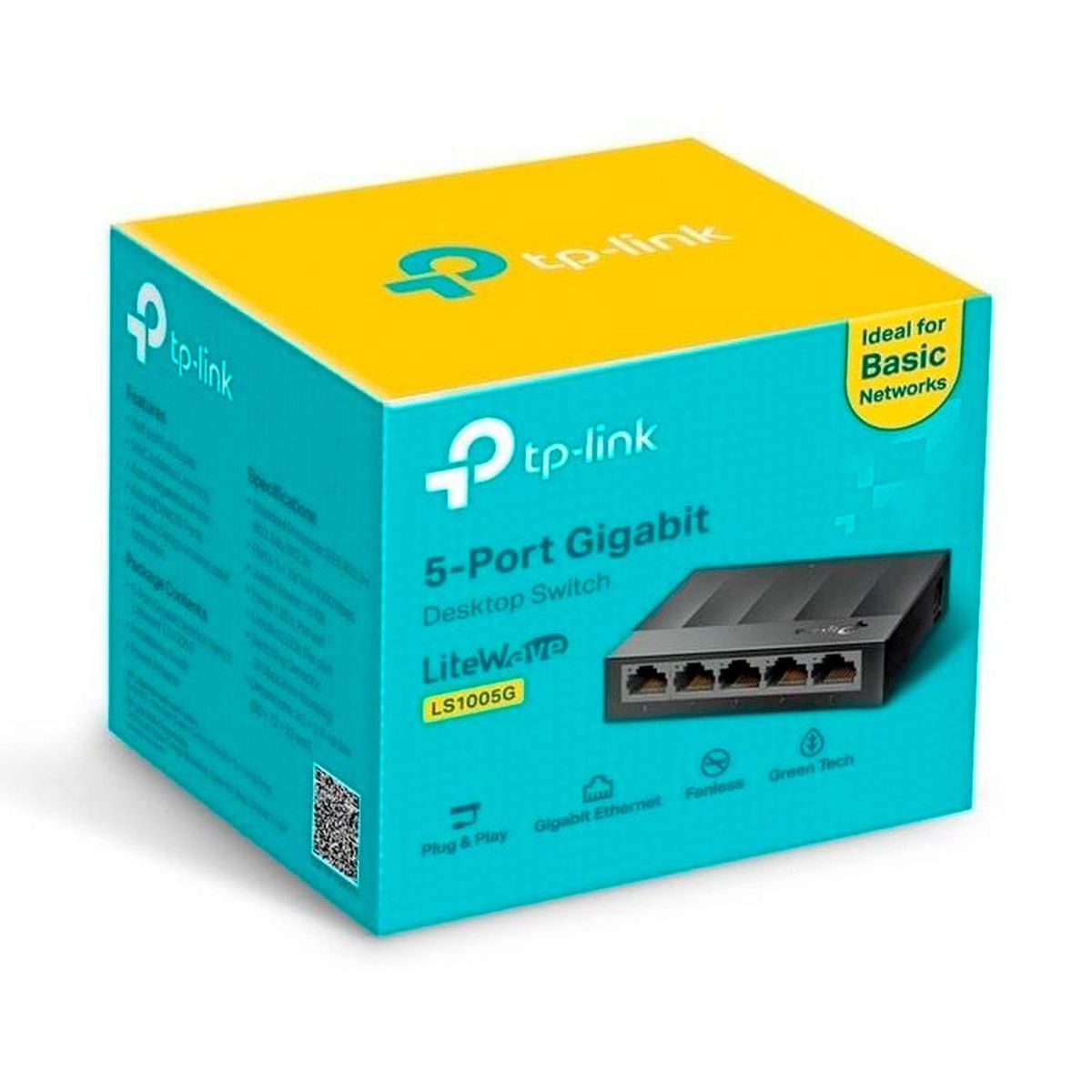 TP LINK - Switch Tp-link Ls1005g Serie Litewave Negro