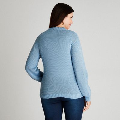 Imagen 2 del producto Cárdigan Índigo Manga Larga Cuello V