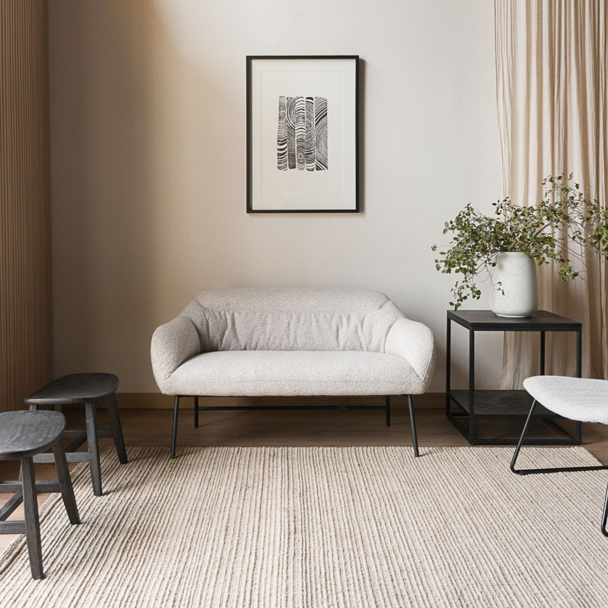 AMOBLE - Sofa Origo Beige Amoblé