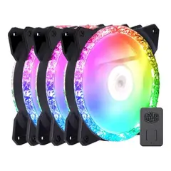 COOLER MASTER - Pack 3 Ventiladores Mf120 Prismatic Argb