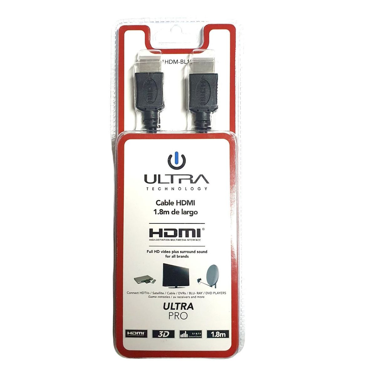 ULTRA - Cable HDMI Ultra 18mts Full HD 14