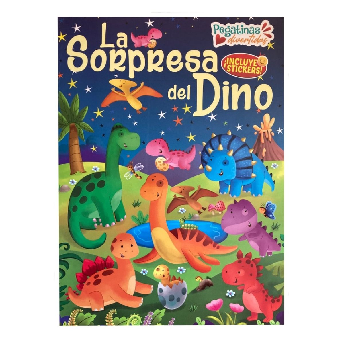 LATINBOOKS - Libro La Sorpresa del Dino - Incluye Stickers
