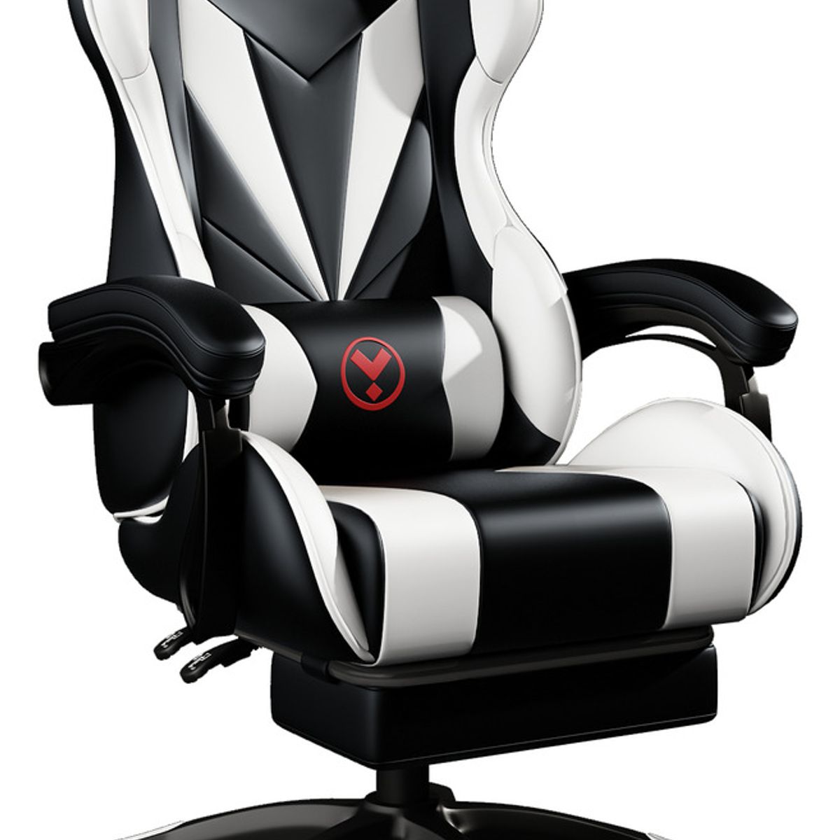 U BUY - Silla Gamer Vejia Ergonómica  Con Tapizado De Poliuretano Blanco