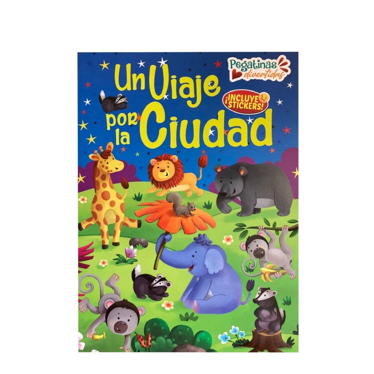 LATINBOOKS - Libro Un viaje por la ciudad - Incluye Stickers