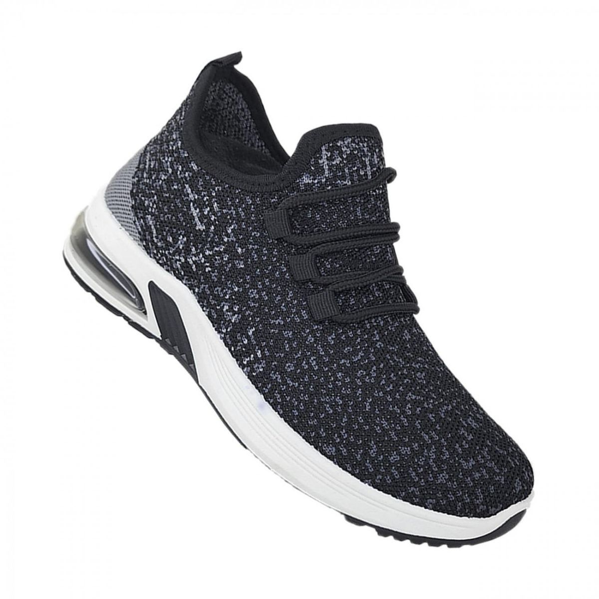 GENERICO - Zapatillas Deportivas Air Running Mujer Negro/Gris 3207