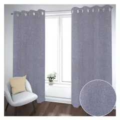 GENERICO - Cortina Black Out 2 Paños Decorativa Gris Diseño N°15 (140x230)