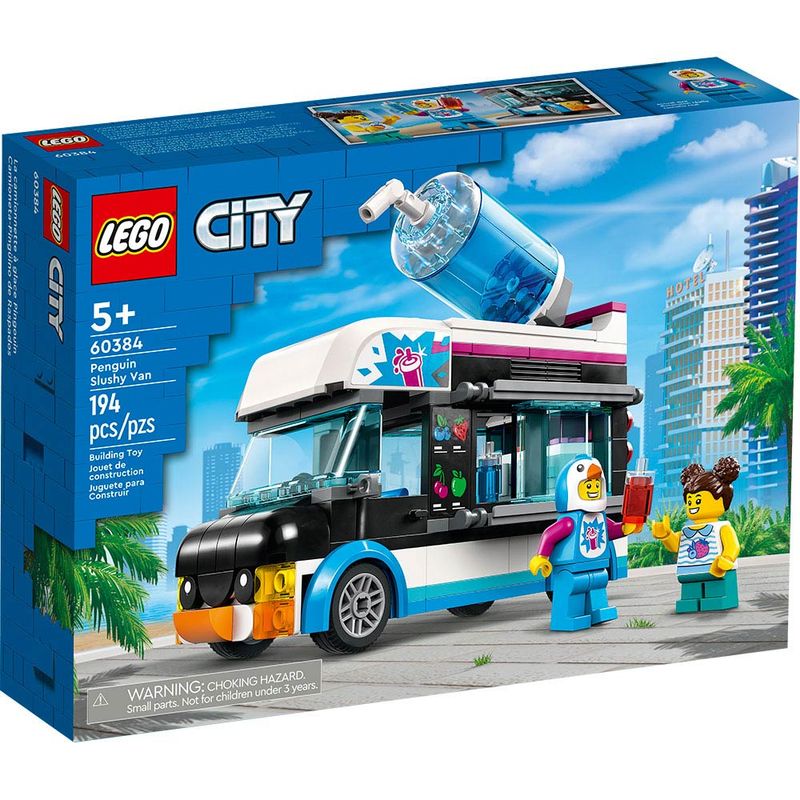 LEGO - Lego City 60384  Furgoneta-pingüino De Granizados