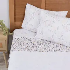 MASHINI - Juego de Sábanas Estampadas 180 Hilos 2.0 Plazas