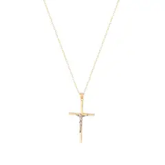 JB JOYAS BARON - Colgante de Oro 18kt Cristo y cruz