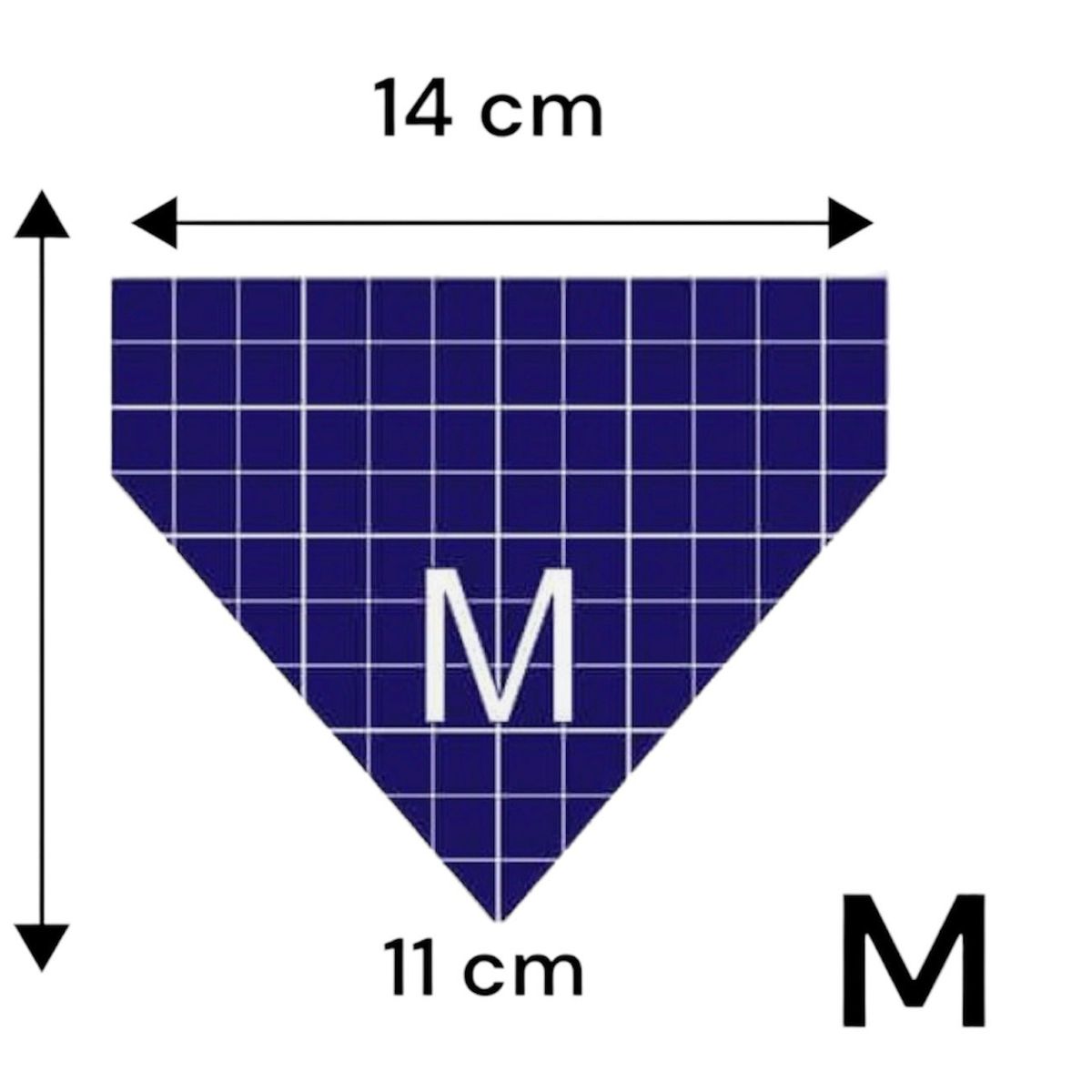 GENERICO - Bandana para perros diseño Peace Love talla M