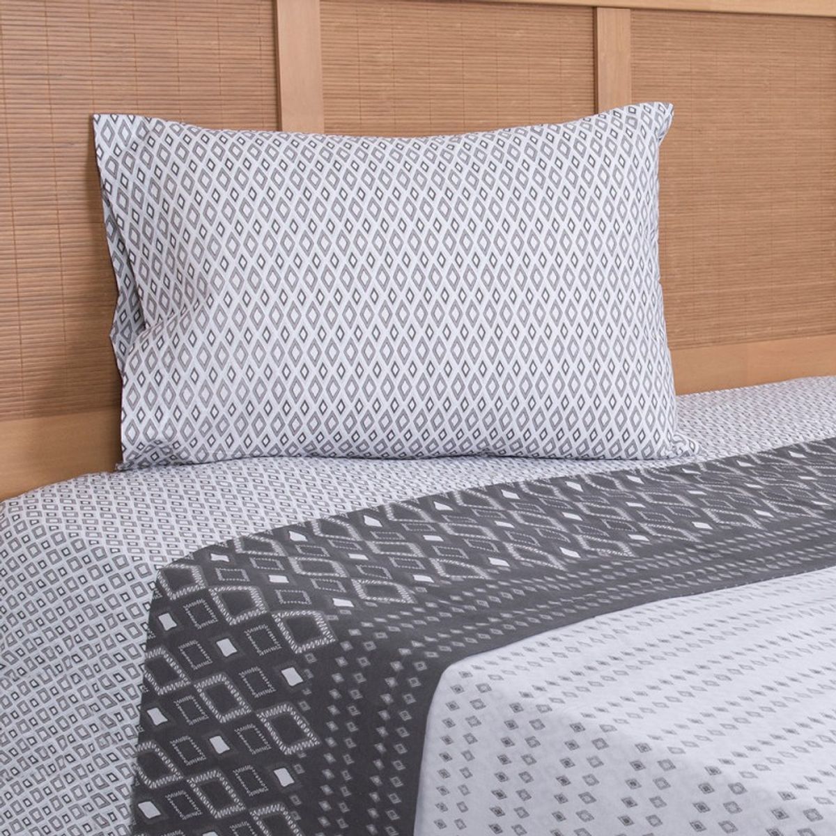 MASHINI - Juego de Sábanas Estampadas 144 Hilos 1.5 Plazas