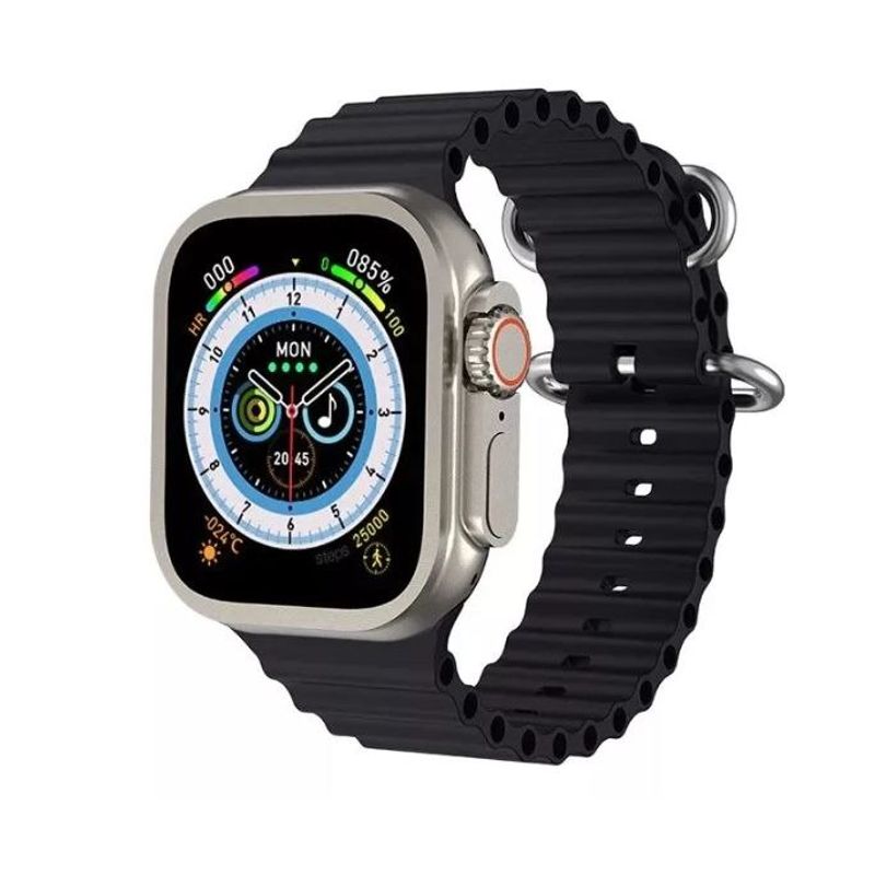 GENERICO - Reloj Inteligente Smartwatch 7 En 1 Negro
