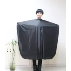 GENERICO - Capa Corte De Barbero Barbería Diseño Capa Negra Impermeable