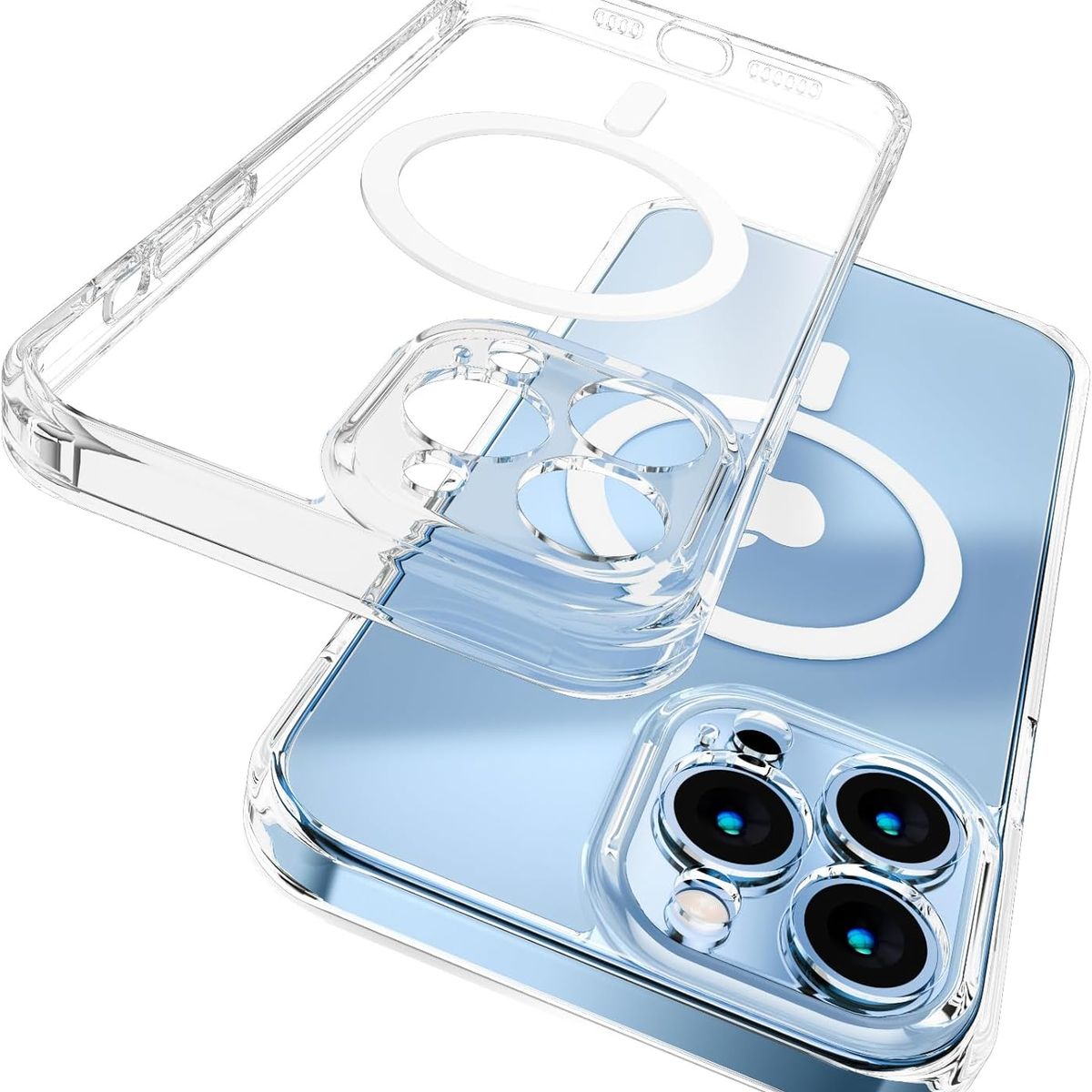 GENERICO - Carcasa Transparente Magsafe Para iPhone 13 Pro Max