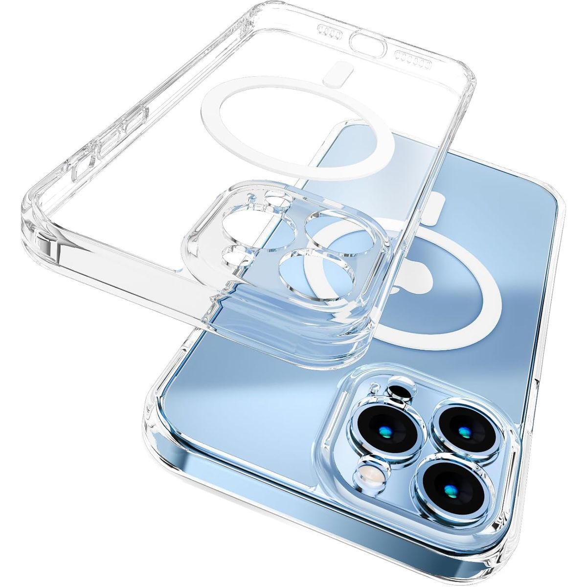 GENERICO - Carcasa Transparente Magsafe Para iPhone 13 Pro Max