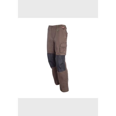 Imagen 2 del producto Pantalón Cargo Con Refuerzo Hombre T/C 80/20 Café