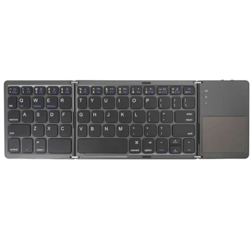 GENERICO - Mini Teclado Plegable Inalámbrico con Bluetooth con panel Táctil