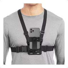 GENERICO - Soporte Celular Ajustable + Kit Arnes De Pecho Correa Selfie