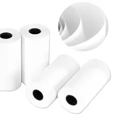 GENERICO - 10 Rollos De Papel Térmico Para Mini Impresora