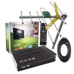 SMARTY - Kit Decodificador Tv Digital Hd y Antena Rural para Televisor Antiguo