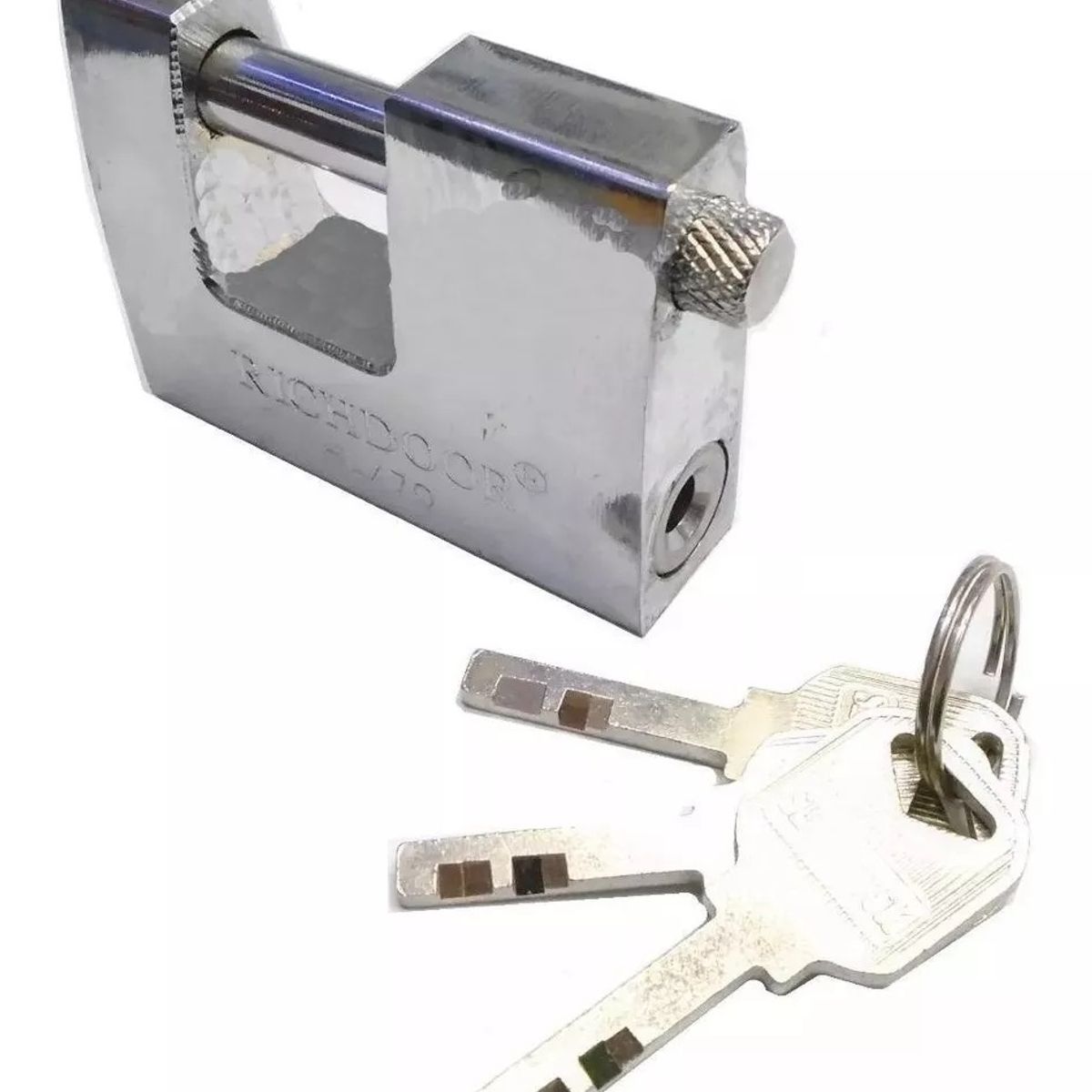 GENERICO - Candado De Seguridad Anti Napoleón 90mm Anti Robo + 3 Llave