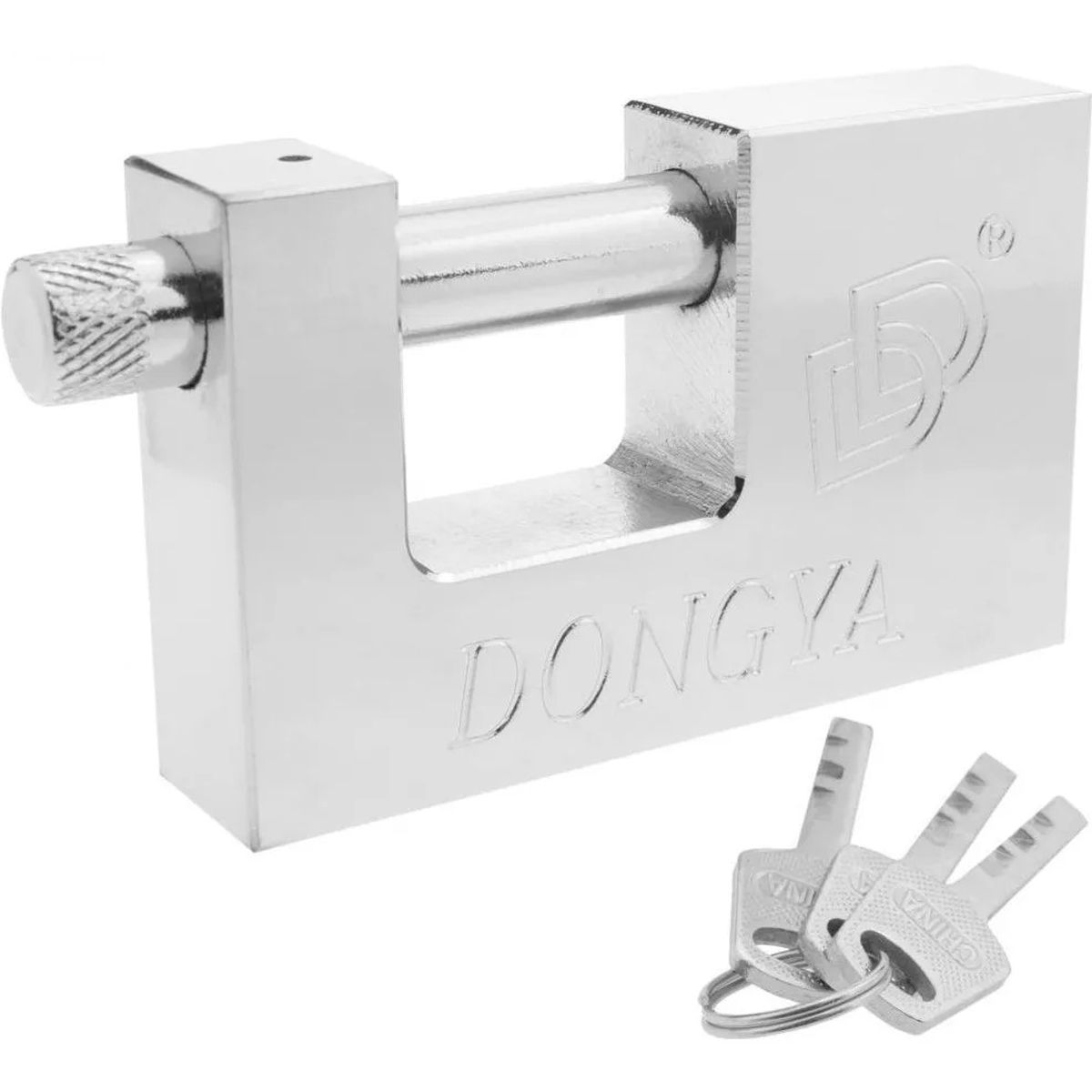 GENERICO - Candado De Seguridad Anti Napoleón 90mm Anti Robo + 3 Llave