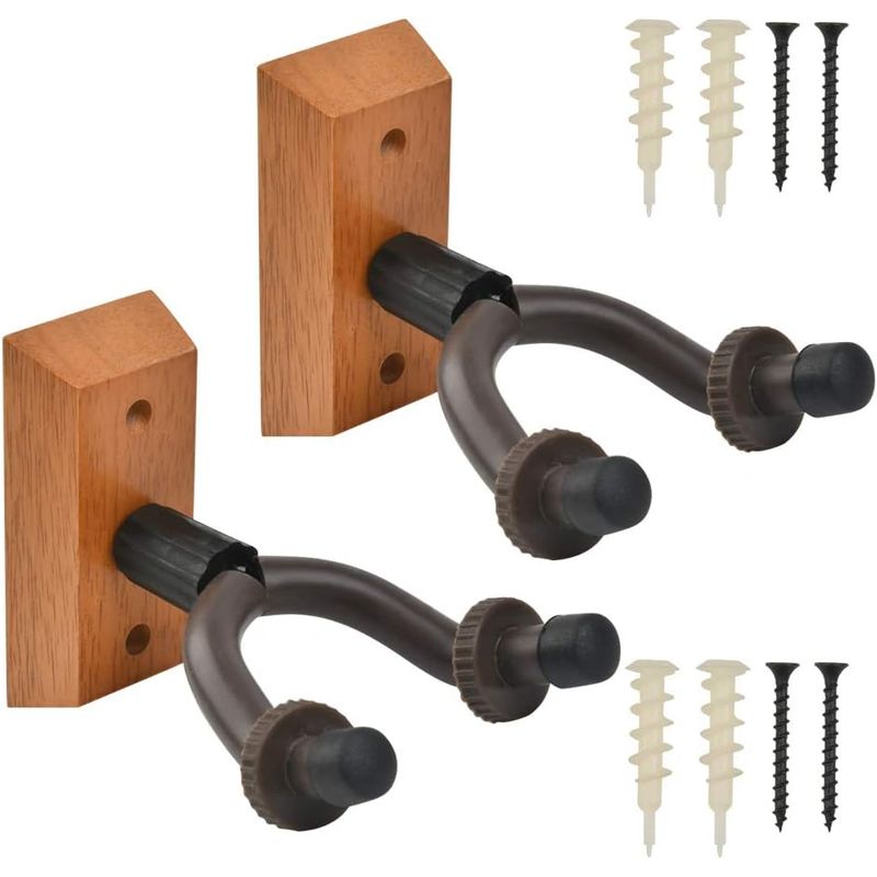 KUANGYE - 2 Soportes Colgador De Pared Para Bajo, Guitarra