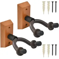 KUANGYE - 2 Soportes Colgador De Pared Para Bajo, Guitarra