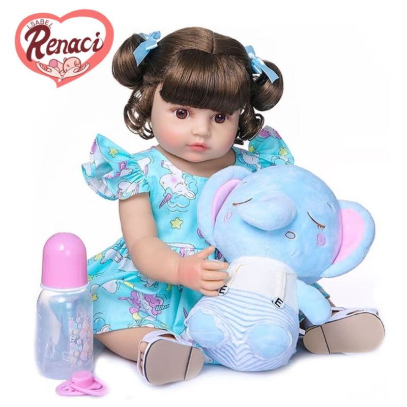 LSABEL RENACI - Muñeca Realista De Silicona Rebirth Doll Elefante